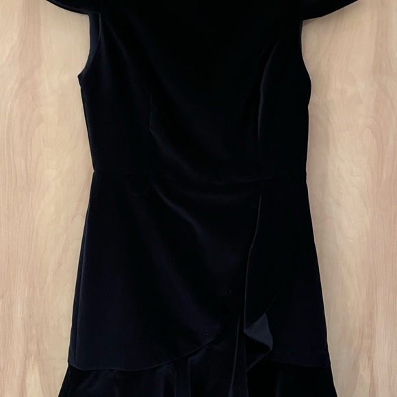 Alice + Olivia Navy Blue Velvet Dress - Picture 5 of 6